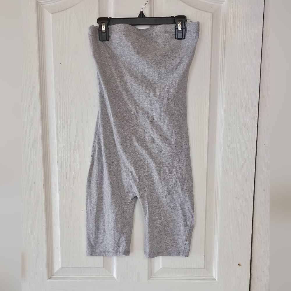 Love j usa sz medium gray strapless romper